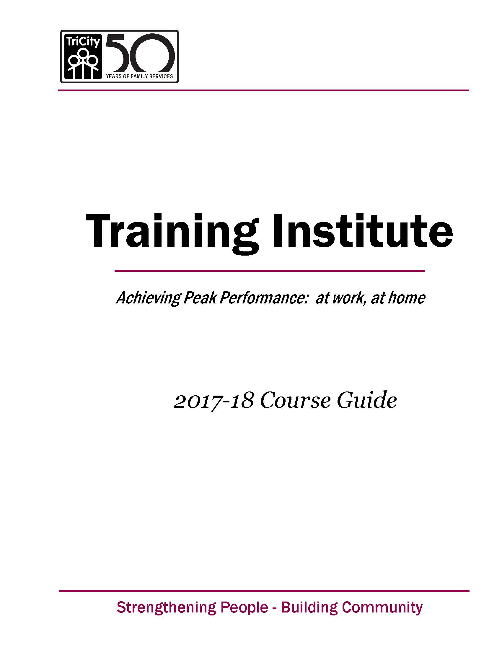EAP 2017 18 Training Institute Course Guide for web Page 1 TriCity